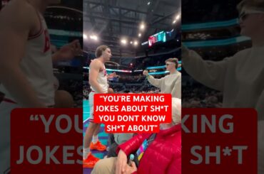 Josh Giddey vs fan 😬