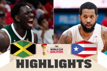 Jamaica 🇯🇲 v Puerto Rico 🇵🇷 | Highlights | FIBA Basketball World Cup 2027 Americas Qualifiers