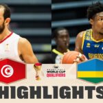 Tunisia 🇹🇳 v Rwanda 🇷🇼 | Highlights | FIBA Basketball World Cup 2027 African Qualifiers