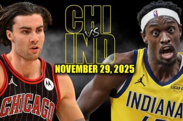Chicago Bulls vs Indiana Pacers Full Game Highlights - November 29, 2025 | NBA Season