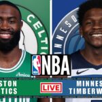 BOSTON CELTICS VS MINNESOTA TIMBERWOLVES | NBA LIVE TODAY | PLAY-BY-PLAY SCOREBOARD 2025