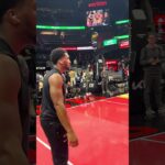 11-28-25 Cleveland Cavaliers Guard Donovan Mitchell Warming Up