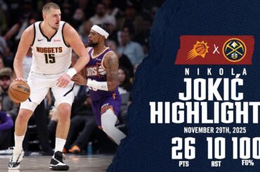 Nikola Jokić Shot 100% From The Field | Highlights vs. PHX