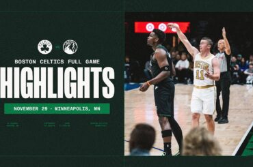 Boston Celtics fall 119-115 to Minnesota Timberwolves and Anthony Edwards | Extended Highlights