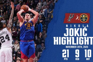 Nikola Jokić Sombor Double | Highlights vs. SAS