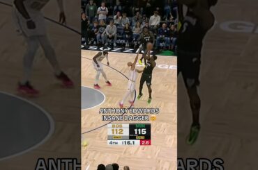 ANT MAN CALLED GAME Cold-Blooded Finish #anthonyedwards #timberwolves #bball #nba #basketball