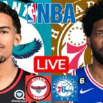LIVE: ATLANTA HAWKS vs PHILADELPHIA 76ERS | NBA | PLAY BY PLAY | SCOREBOARD