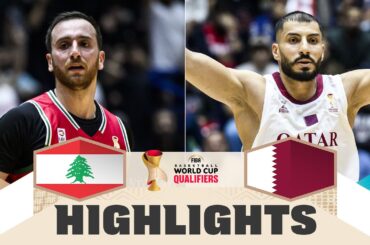 Lebanon 🇱🇧 v Qatar 🇶🇦 | Highlights | FIBA Basketball World Cup 2027 Asian Qualifiers
