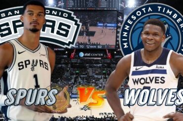San Antonio Spurs vs Minnesota Timberwolves Live Play by Play & Scoreboard