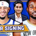 More Moves COMING... Warriors Sign Three Point SNIPER