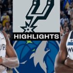 San Antonio Spurs Highlights vs  Minnesota Timberwolves