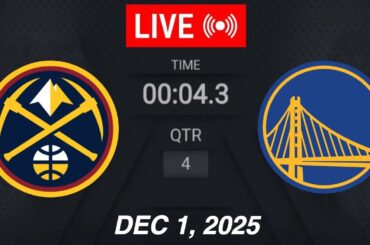 NBA LIVE! Golden State Warriors vs Denver Nuggets | December 1, 2025 | 2025 NBA Season Live 2K