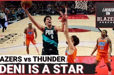 Deni Avdija's MASSIVE Triple Double Not Enough for Trail Blazers against Thunder | Deni is a STAR