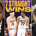 FIRST TAKE | Luka-Reaves best scoring duo! - Stephen A. on Lakers beat Pelicans, win 7th in a row