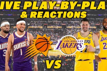 Phoenix Suns vs Los Angeles Lakers | Live Play-By-Play & Reactions
