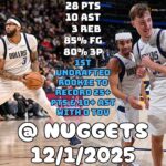 Flagg, Nembhard & AD Were Unstoppable | Dallas Mavericks Team Highlights vs the Nuggets (12/1/2025)
