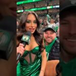 NBA Reporter Fan Interview - TD Garden #nba #nbahighlights #bostonceltics #funnyshorts #funnyvideo