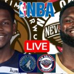 LIVE: MINNESOTA TIMBERWOLVES vs NEW ORLEANS PELICANS | NBA | PLAY BY PLAY | SCOREBOARD