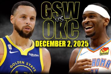 Golden State Warriors vs Oklahoma City Thunder Full Game Highlights - December 2, 2025 | NBA Season