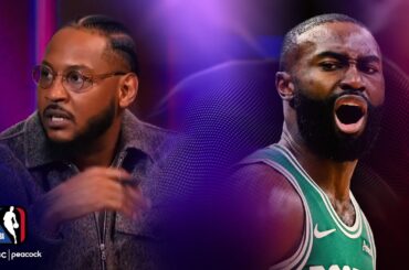 Jaylen Brown showed 'immaculate' leadership for Boston Celtics against New York Knicks | NBA on NBC