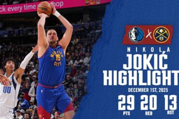 Nikola Jokić 29/20/13 | Highlights vs. DAL