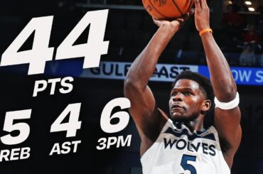 Anthony Edwards Scores Season-High 44 PTS In OT vs Pelicans | December 2, 2025