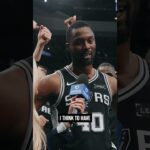 Vibes were high after last night's W 💯 #spurs #nba #sanantonio #harrisonbarnes