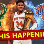 🚨🚨 GIANNIS TRADE TO THE KNICKS COMING SOON? MAJOR REPORT FROM SHAMS & ESPN