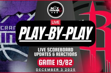 🔴LIVE - Sacramento Kings vs Houston Rockets - Play-By-Play & Reactions (12/3/25)