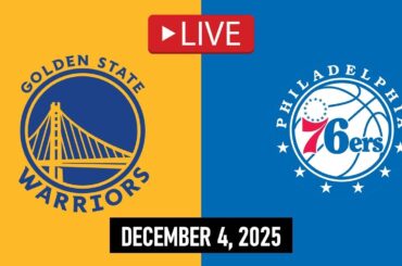 LIVE! Golden State Warriors vs Philadelphia 76ers LIVE Full Game | December 4, 2025 | NBA LIVE