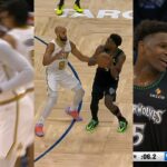 Jaylen Brown calls Anthony Edwards too small then Ant hits dagger and talks to him 😂