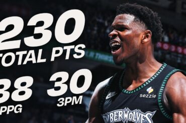 Anthony Edwards Has Dropped 230 PTS In Just 6 Games