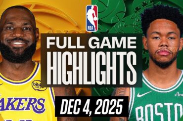 LAKERS vs CELTICS FULL GAME HIGHLIGHTS DECEMBER 4, 2025 NBA HIGHLIGHTS TODAY | NBA 2K26 GAMEPLAY