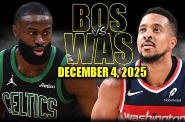 Boston Celtics vs Washington Wizards Full Game Highlights – December 4, 2025 | NBA Season