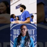 From Detroit to Mexico City, we showed up and gave back in the 313 #nba #pistons