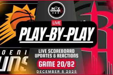 🔴LIVE - Phoenix Suns vs Houston Rockets - Play-By-Play & Reactions (12/5/25)