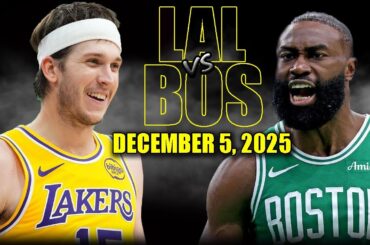 Los Angeles Lakers vs Boston Celtics Full Game Highlights – December 5, 2025 | NBA Season