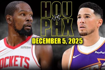Houston Rockets vs Phoenix Suns Full Game Highlights – December 5, 2025 | NBA Season