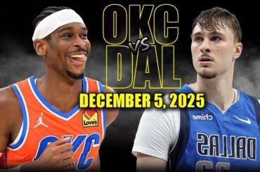 Oklahoma City Thunder vs Dallas Mavericks Full Game Highlights – December 5, 2025 | NBA Season