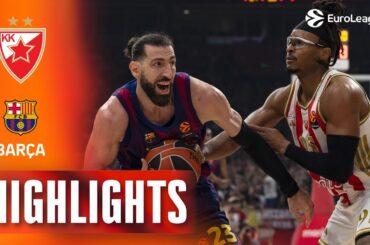 KEY threes CHANGE everything | Crvena Zvezda - Barcelona | R14 BASKETBALL HIGHLIGHTS 2025-26