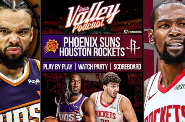 Phoenix Suns at Houston Rockets | LIVE Reaction | Scoreboard | Play By Play | Postgame Show