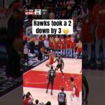 Hawks took 2, but needed 3 to tie 😬
