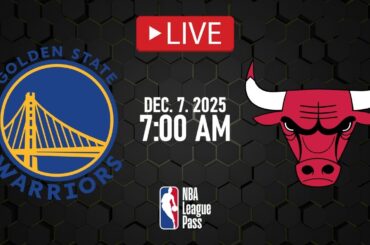LIVE! Golden State Warriors vs Chicago Bulls LIVE Full Game | December 7, 2025 | NBA LIVE