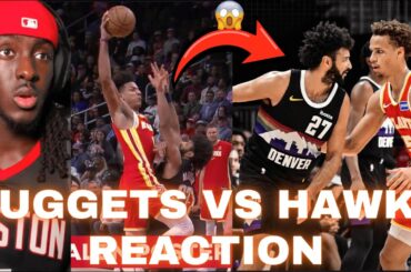WILD NUGS VS HAWKS ENDING.. Nuggets Vs Hawks Highlights Reaction