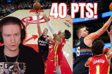 Jokic 40 PT Game! Reacting to Hawks vs Nuggets!