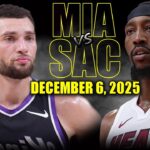 Miami Heat vs Sacramento Kings Full Game Highlights – December 6, 2025 | NBA Season