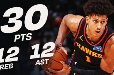 Jalen Johnson Makes Hawks History With 4th TRIPLE-DOUBLE of the Season | December 6, 2025