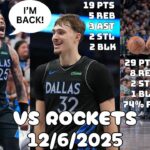 AD Outduels KD; Flagg & B-Will Cooked | Dallas Mavericks Team Highlights vs the Rockets (12/6/2025)