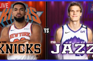 New York Knicks VS Utah Jazz LIVE Play-By-Play | Pre and Post Game Coverage!