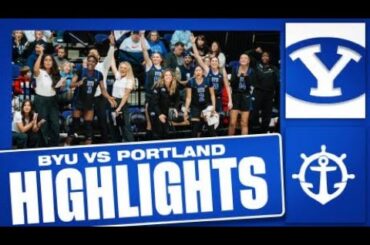 BYU Women's Basketball vs Portland || Full Game Highlights (2025)